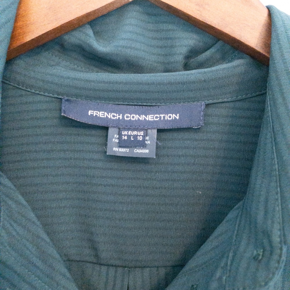 French Connection Striped Button Down - image 3